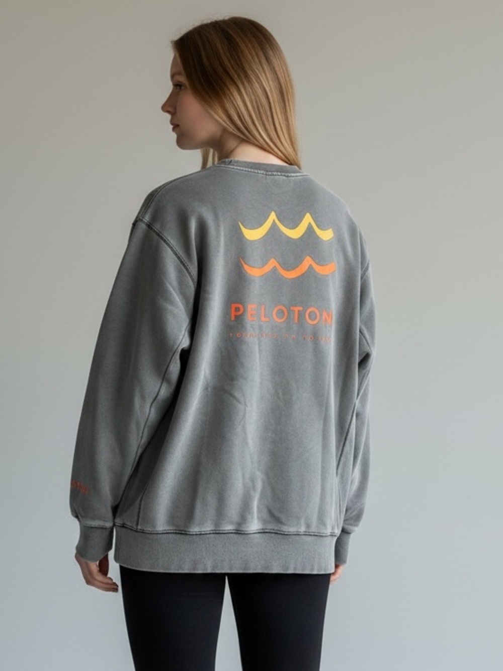 Peloton Brooklyn Crewneck Sweatshirt in Gray